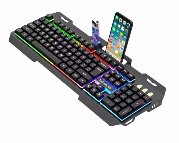 Tastatură mecanică wireless, iluminare RGB